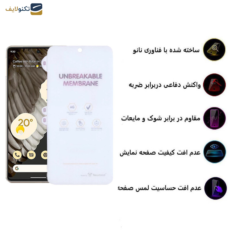 محافظ صفحه نمایش مات اپیکوی مدل Hydrogel-Matte مناسب برای گوشی موبایل گوگل Pixel 7 Pro - Epicoy Hydrogel-Matte Screen Protector For Google Pixel 7 Pro