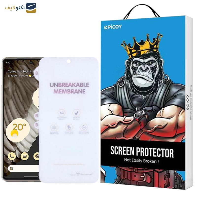 محافظ صفحه نمایش مات اپیکوی مدل Hydrogel-Matte مناسب برای گوشی موبایل گوگل Pixel 7 Pro - Epicoy Hydrogel-Matte Screen Protector For Google Pixel 7 Pro