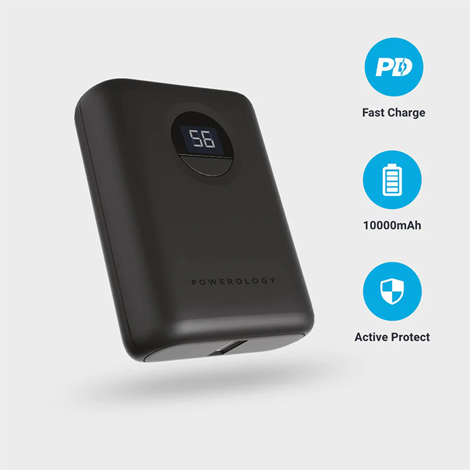 پاوربانک پاورولوجی مدل PPBCHA04 ظرفیت 10000 میلی آمپر - Powerology 10000mAh Power Bank