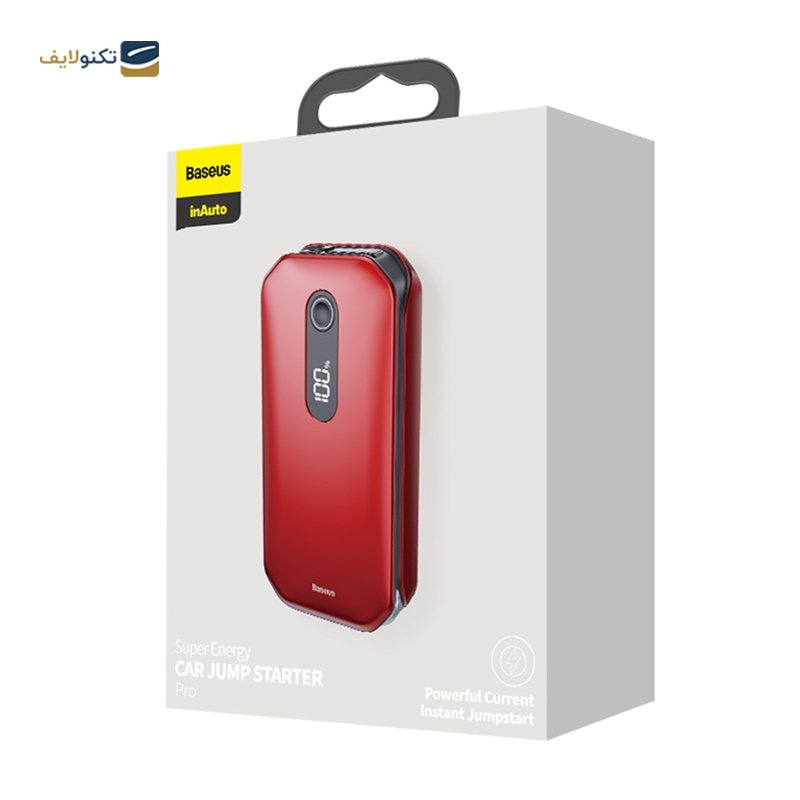 جامپ استارتر خودرو باسئوس مدل CRJS03 ظرفیت 12000 میلی آمپر ساعت - Baseus Super Energy Car Jump Starter CRJS03 12000mAh