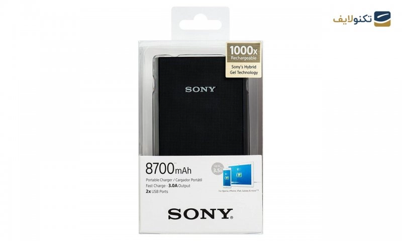 پاوربانک سونی مدل CP-V9 ظرفیت 8700 میلی آمپر ساعت - Sony CP-V9 8700 mAh Power Bank