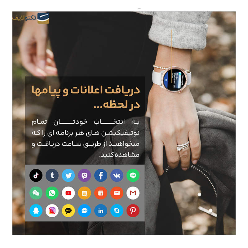 ساعت هوشمند هیوامی مدل Nuvo - Hivami Nuvo Smart Watch