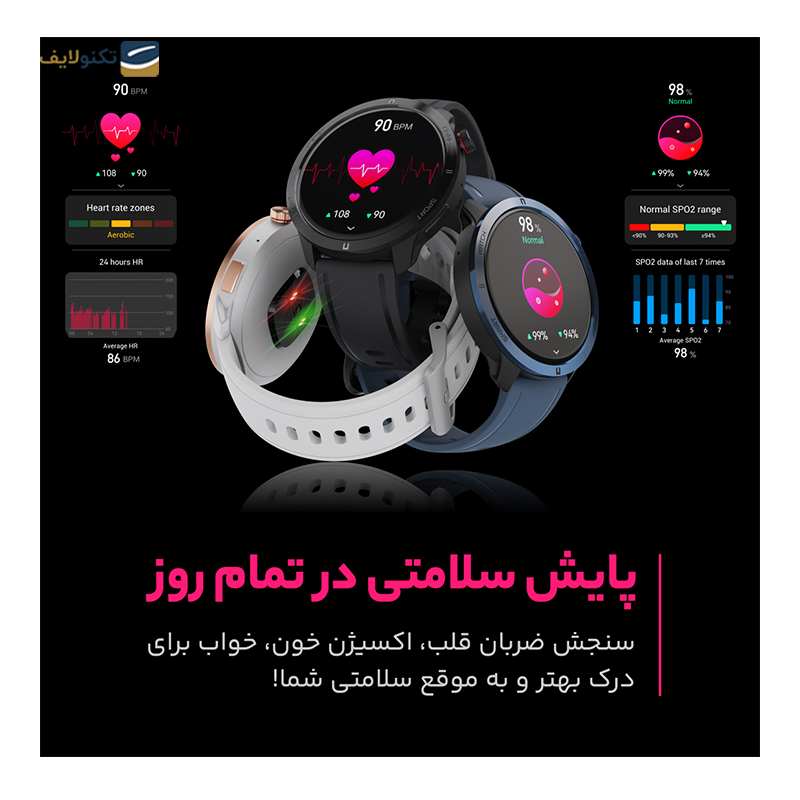 ساعت هوشمند هیوامی مدل Nuvo - Hivami Nuvo Smart Watch