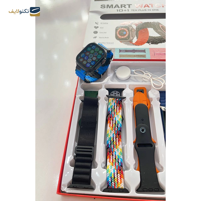 ساعت هوشمند مدل AE900 ULTRA2 همراه با 10 بند - AE900 ULTRA2 Smartwatch pack of 10 bands