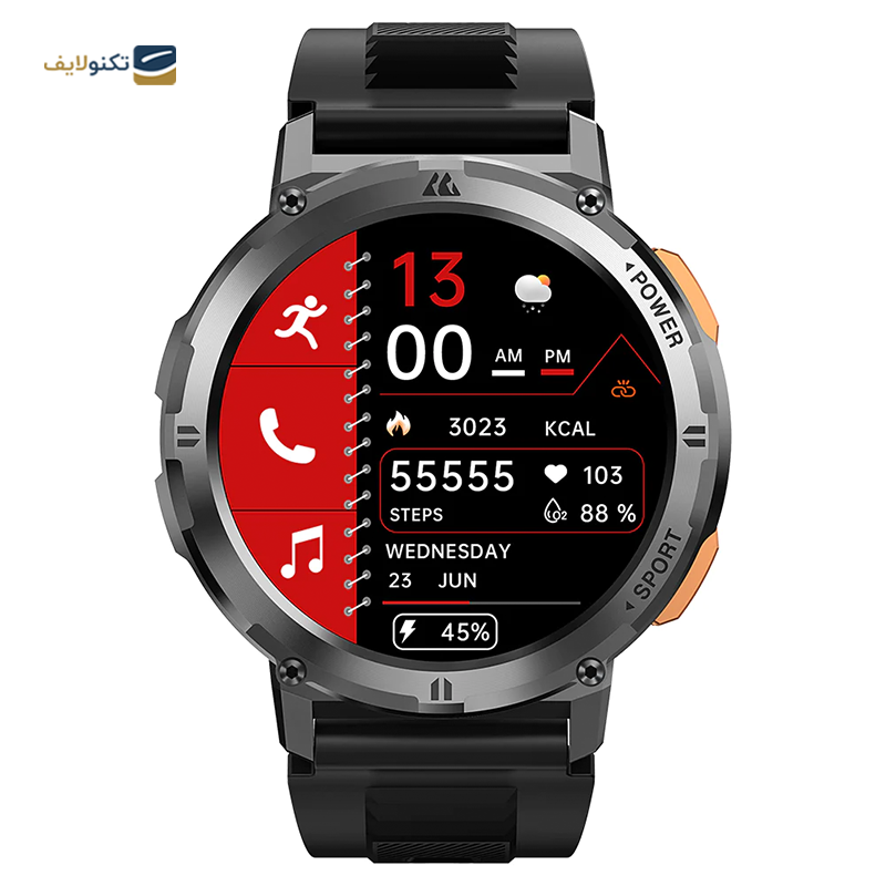 ساعت هوشمند کاسپت مدل Tank T2 - S - KOSPET TANK T2 - S Smartwatch