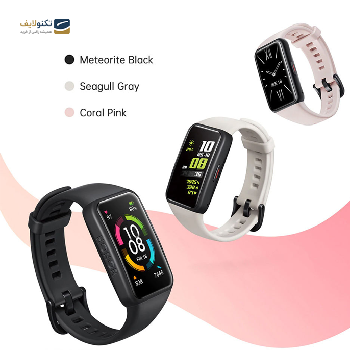  مچ بند هوشمند مدل Honor band 6 -  مچ بند هوشمند مدل Honor band 6