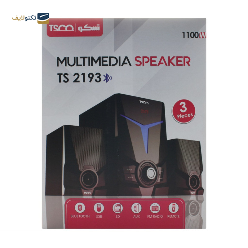 اسپیکر دسکتاپ تسکو مدل TS 2193 - TSCO TS 2193 pc Speaker