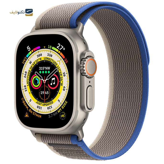 اپل واچ اولترا بند لوپ تریل - Apple Watch Ultra (49mm) with Trail Loop Band