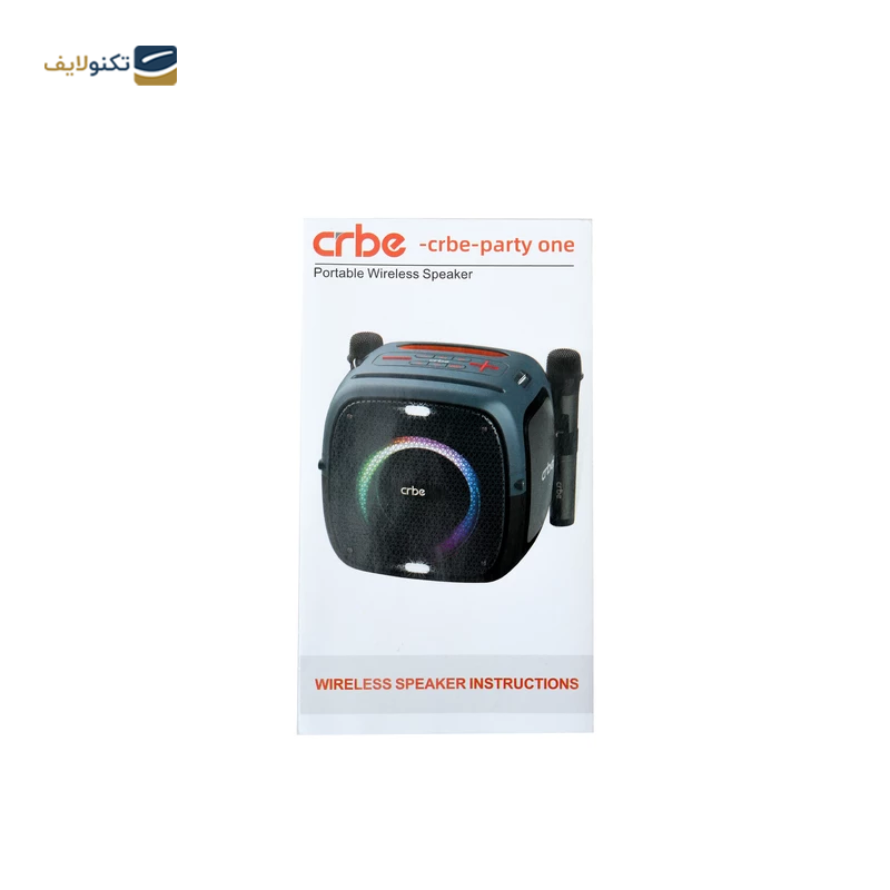 اسپیکر بلوتوثی قابل حمل کربی مدل PARTY ONE - Crbe PARTY ONE Bluetooth Portable Speaker