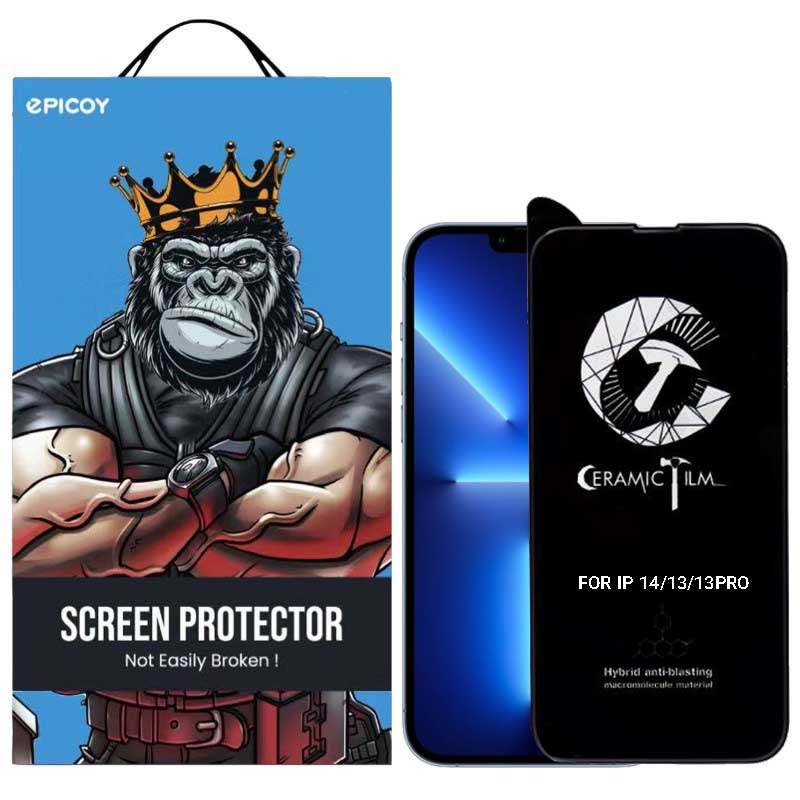 محافظ صفحه نمایش سرامیکی گوشی اپل آیفون iPhone 14/ 13/ 13 Pro اپیکوی مدل CR7 - Epicoy CR7 iPhone 14/ 13/ 13 Pro ceramic Screen Protector
