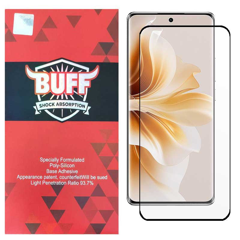 محافظ صفحه نمایش بوف مدل FullGlue-Max مناسب برای گوشی موبایل اوپو Oppo Reno 8 T 5G/9/9 Pro/9 Pro Plus/A2 Pro/A1 Pro - Buff FullGlue-Max Glass Screen Protector For Oppo Reno 8 T 5G/9/9 Pro/9 Pro Plus/A2 Pro/A1 Pro
