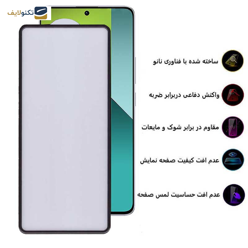 محافظ صفحه نمایش بوف مدل New AirBag-G مناسب برای گوشی موبایل شیائومی Redmi Note 13 4G / 5G / Note 13 Pro 4G / 5G / Note 13R Pro - Buff New AirBag-G Glass Screen Protector For Xiaomi Redmi Note 13 4G / 5G / Note 13 Pro 4G / 5G / Note 13R Pro