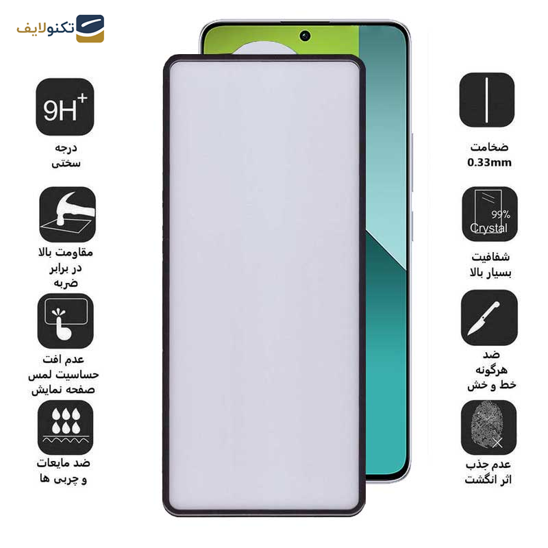 محافظ صفحه نمایش بوف مدل New AirBag-G مناسب برای گوشی موبایل شیائومی Redmi Note 13 4G / 5G / Note 13 Pro 4G / 5G / Note 13R Pro - Buff New AirBag-G Glass Screen Protector For Xiaomi Redmi Note 13 4G / 5G / Note 13 Pro 4G / 5G / Note 13R Pro