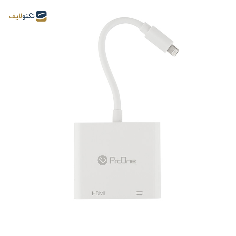 مبدل لایتنینگ به HDMI پرووان مدل PHU550 - Lightning to HDMI Adapter proone PHU550