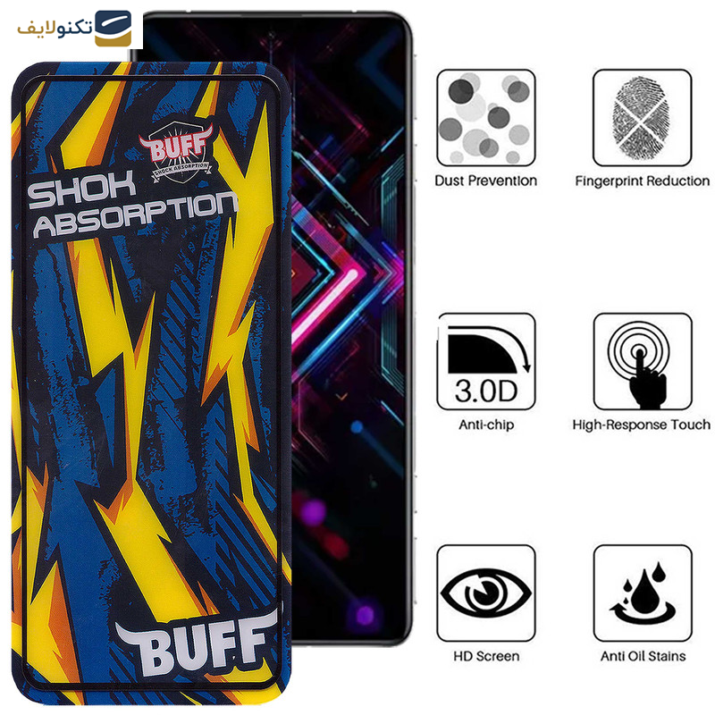 محافظ صفحه نمایش بوف مدل Shock-Shock-G مناسب برای گوشی موبایل شیائومی Redmi K40 Gaming-K40 Pro Plus-K40 Pro-K40s-K40 - Buff Shock-Shock-G Glass Screen Protector For Xiaomi Redmi K40 Gaming - K40 Pro Plus - K40 Pro -K40s - K40