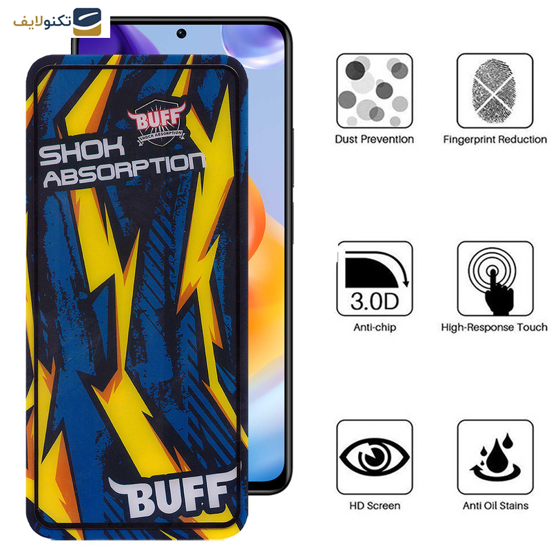 محافظ صفحه نمایش بوف مدل Shock-Shock-G مناسب برای گوشی موبایل شیائومی Redmi Note 11 Pro Plus 5G-Note 11 Pro 5G-4G-Note 11E Pro 5G - Buff Shock-Shock-G Glass Screen Protector For Xiaomi Redmi Note 11 Pro Plus 5G-Note 11 Pro 5G-4G-Note 11E Pro 5G