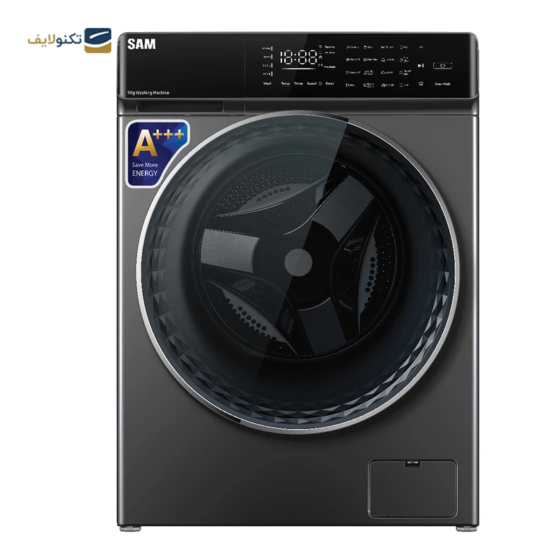 ماشین لباسشویی سام الکترونیک 9 کیلویی مدل DD-P1485 - Sam Electronic DD-P1485 Washing Machine 9KG