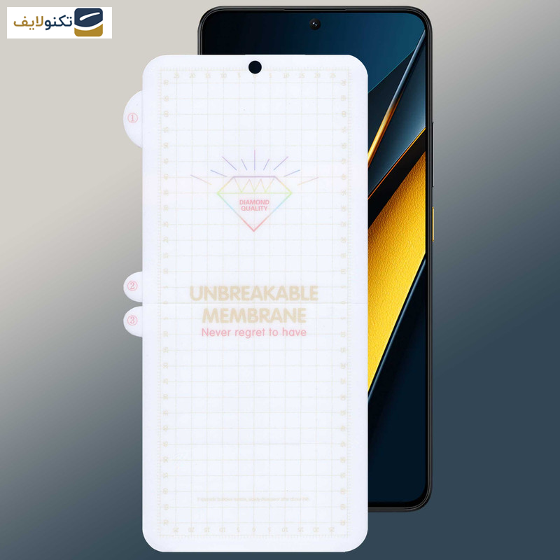 محافظ صفحه نمایش بوف مدل Hydrogel-G مناسب برای گوشی موبایل پوکو Poco X6 Pro - X6 - M6 Pro 4G - Buff Hydrogel-G film screen protector suitable for Poco X6 Pro - X6 - M6 Pro 4G
