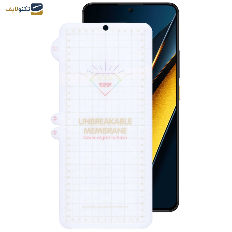 محافظ صفحه نمایش بوف مدل Hydrogel-G مناسب برای گوشی موبایل پوکو Poco X6 Pro - X6 - M6 Pro 4G - Buff Hydrogel-G film screen protector suitable for Poco X6 Pro - X6 - M6 Pro 4G