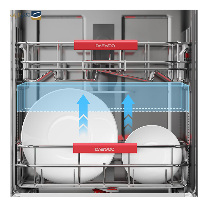 ماشین ظرفشویی دوو 12 نفره سری Glossy مدل DDW-30W1252 - Daewoo Glossy series DDW-30W1252 Dishwasher