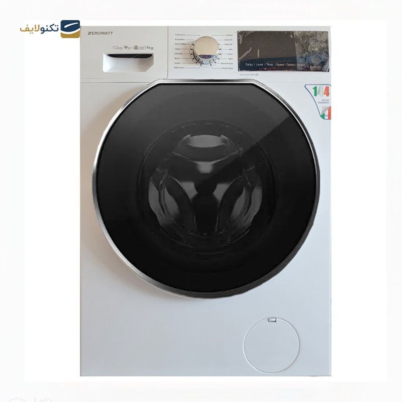 ماشین لباسشویی زیرووات 9 کیلویی مدل FCA 4960 - Zerowatt FCA 4960 washing machine