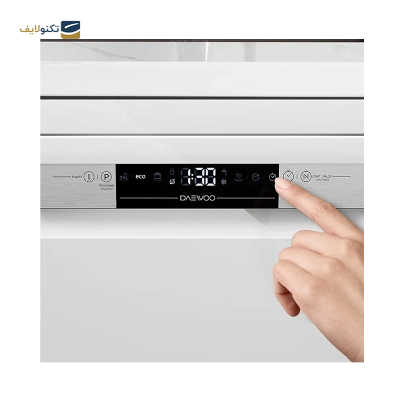 ماشین ظرفشویی دوو 12 نفره سری Glossy مدل DW-110W - Daewoo Glossy series DW-110W Dishwasher