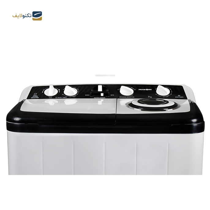 ماشین لباسشویی دوقلو پاکشوما 8.5 کیلویی مدل PWT-8573AJ - Pakshoma PWT-8573AJ Washing Machine 8.5KG