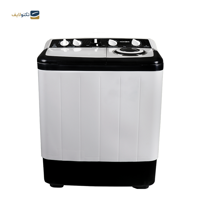 ماشین لباسشویی دوقلو پاکشوما 8.5 کیلویی مدل PWT-8573AJ - Pakshoma PWT-8573AJ Washing Machine 8.5KG