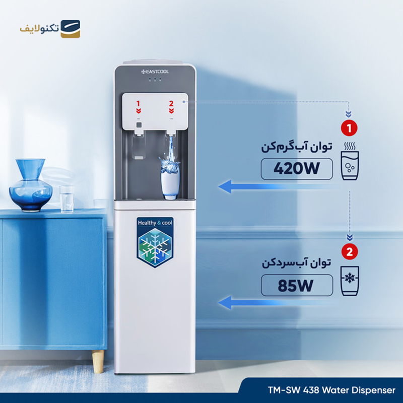 آبسردکن ایستکول مدل TM-SW 438 - Eastcool TM-SW 438 Water cooler