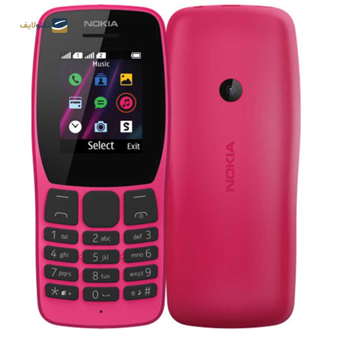 گوشی موبايل نوکيا مدل 110 ظرفیت 4 مگابایت - رم 4 مگابایت	 - Nokia 110 Dual SIM