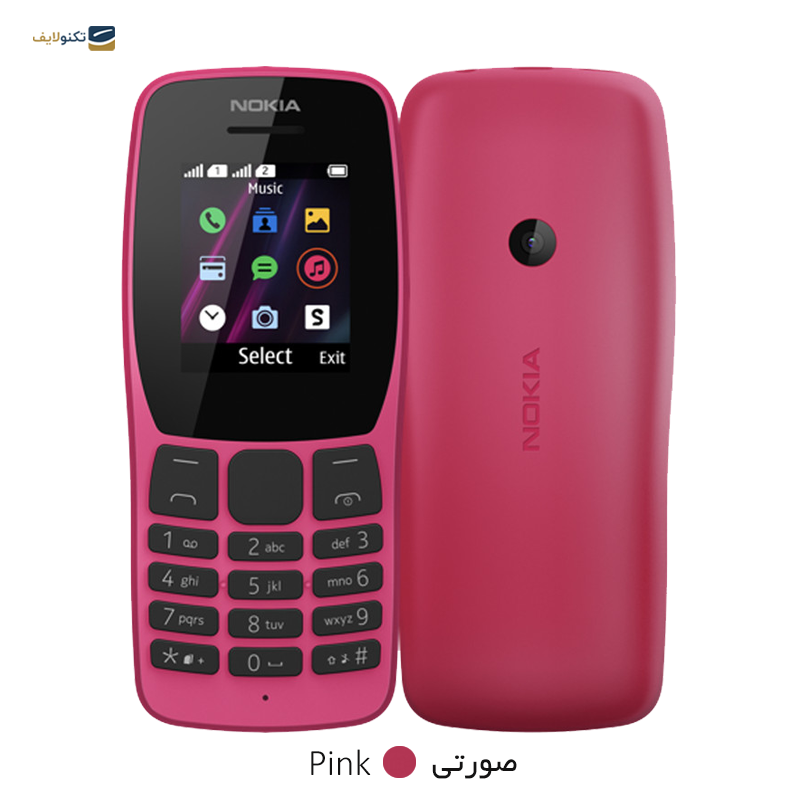 گوشی موبايل نوکيا مدل 110 ظرفیت 4 مگابایت - رم 4 مگابایت	 - Nokia 110 Dual SIM