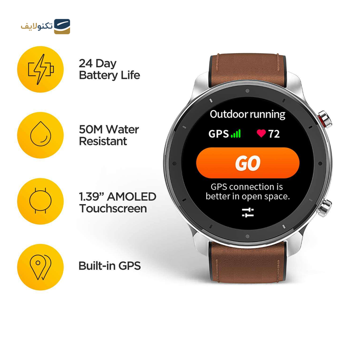 ساعت هوشمند امیزفیت مدل 47mm) GTR) - AMAZFIT GTR 47MM