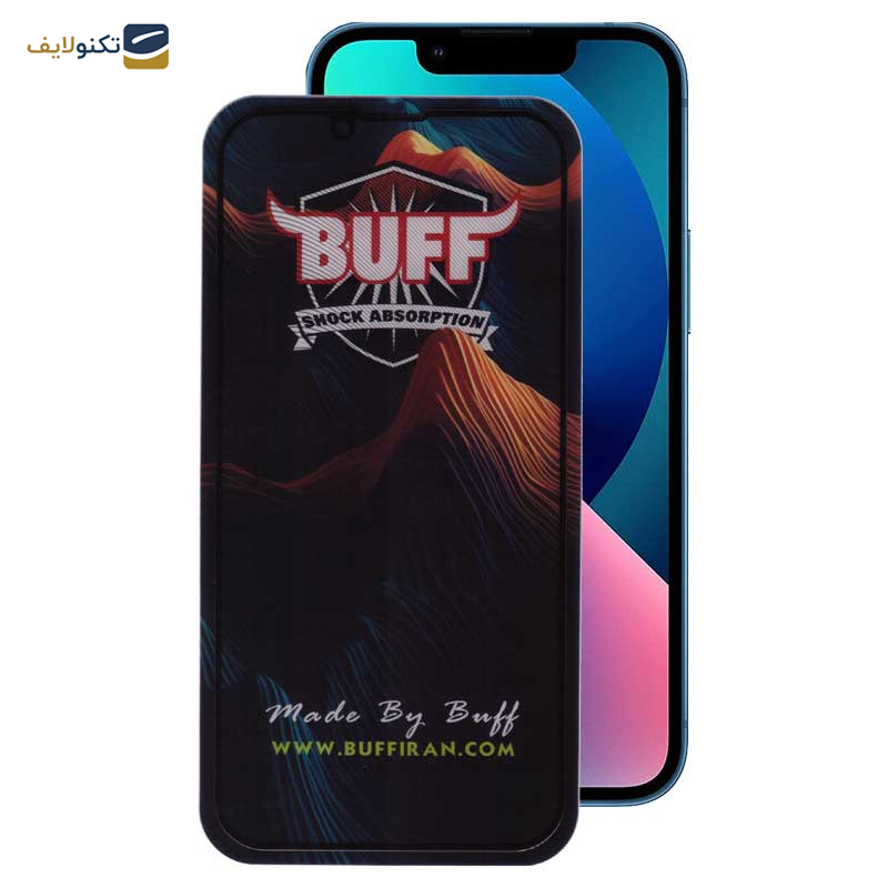 محافظ صفحه نمایش 5D بوف مدل Mountain-G مناسب برای گوشی موبایل اپل iPhone 13 / 13 Pro / 14 - Buff 5D Mountain-G Glass Screen Protector For Apple iPhone 13 / 13 Pro / 14