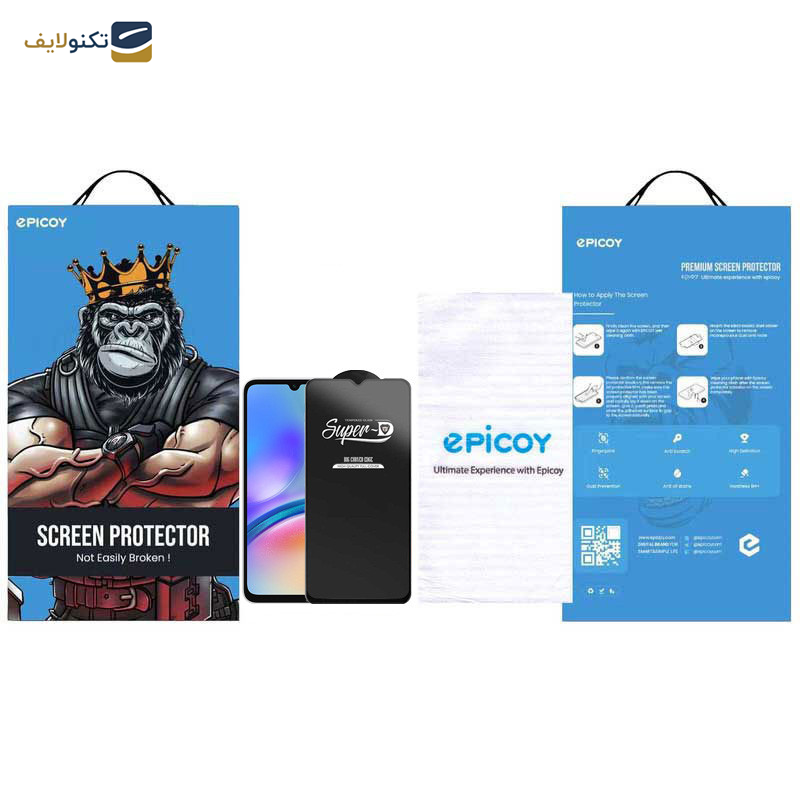 محافظ صفحه نمایش اپیکوی مدل Super 5D مناسب برای گوشی موبایل سامسونگ Galaxy A70/A05/A05s - Epicoy Super 5D Glass Screen Protector For Samsung Galaxy A70/A05/A05s