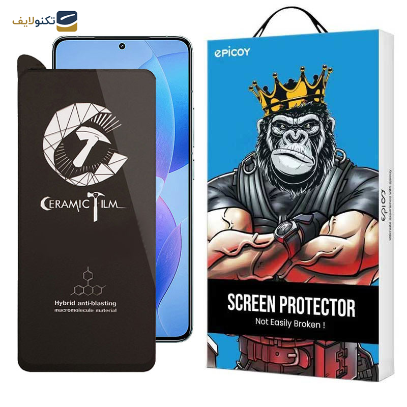 محافظ صفحه نمایش سرامیکی اپیکوی مدل CR7 مناسب برای گوشی موبایل شیائومی Redmi K70 Pro/ K70/ K70E - Epicoy Ceramic CR7 Screen Protector For Xiaomi Redmi K70 Pro/ K70/ K70E