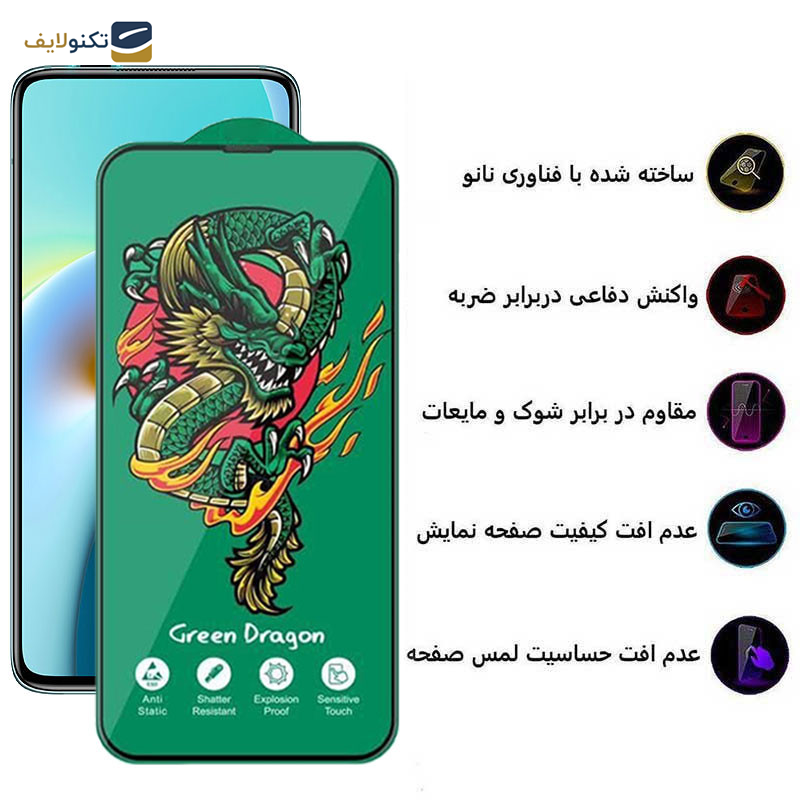 محافظ صفحه نمایش اپیکوی مدل Green Dragon ExplosionProof مناسب برای گوشی موبایل شیائومی Redmi K30 Ultra/ K30 Pro/ K30 Pro Zoom/ K30S/ K30 5G Racing/ K30i 5G/ K30 5G - Epicoy Green Dragon ExplosionProof Screen Protector For Xiaomi Redmi K30 Ultra/ K30 Pro/ K30 Pro Zoom/ K30S/ K30 5G Racing/ K30i 5G/ K30 5G