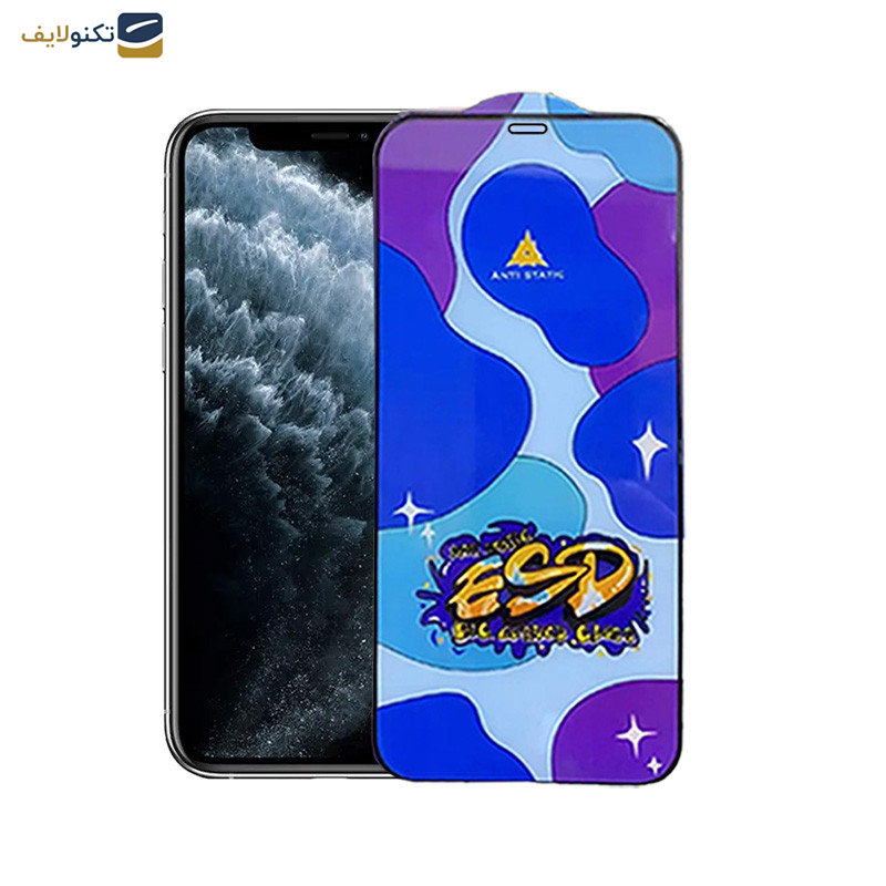 محافظ صفحه نمایش اپیکوی مدل Star ESD مناسب برای گوشی موبایل اپل iPhone 11 Pro-XS-X - Epicoy Star ESD Glass Screen Protector For Apple iPhone 11 Pro-XS-X