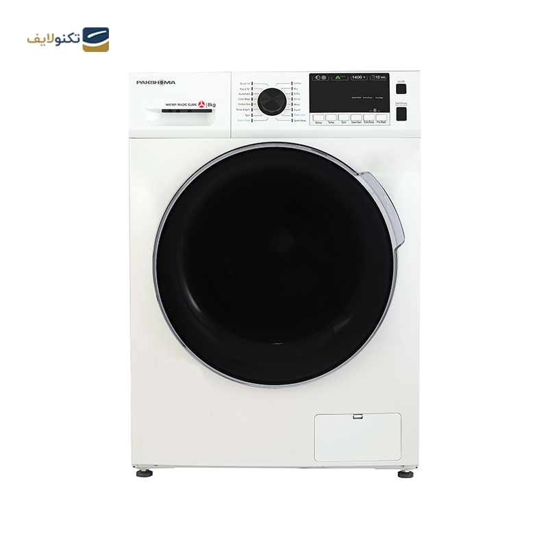 ماشین لباسشویی پاکشوما 8 کیلویی مدل TFB-86401  - Pakshoma TFB-86401 Washing Machine 8KG