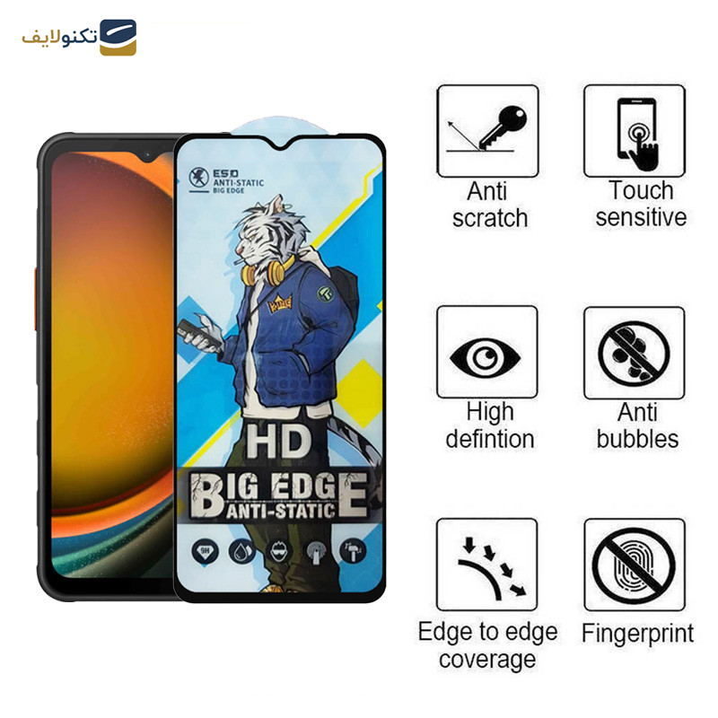 محافظ صفحه نمایش اپیکوی مدل Tiger-Big Edge مناسب برای گوشی موبایل سامسونگ Galaxy A14 4G/5G /Xcover7 - Epicoy Tiger-Big Edge Glass Screen Protector For Samsung Galaxy A14 4G/5G /Xcover7