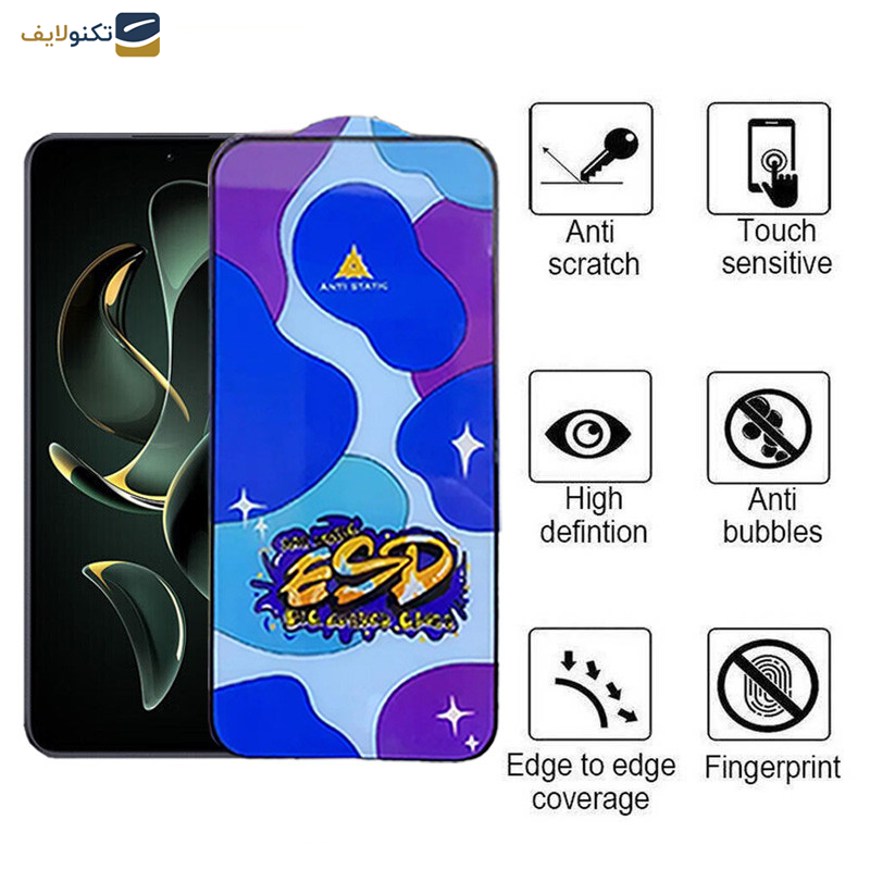 محافظ صفحه نمایش اپیکوی مدل Star ESD مناسب برای گوشی موبایل شیائومی Redmi K60 Ultra-Redmi K60 Pro-Redmi K60E-Redmi K60 - Star ESD Glass Screen Protector For Xiaomi Redmi K60 Ultra-Redmi K60 Pro-Redmi K60E-Redmi K60