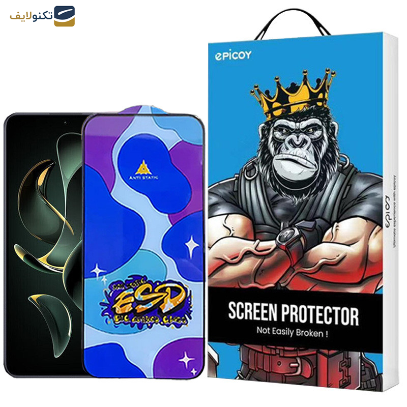 محافظ صفحه نمایش اپیکوی مدل Star ESD مناسب برای گوشی موبایل شیائومی Redmi K60 Ultra-Redmi K60 Pro-Redmi K60E-Redmi K60 - Star ESD Glass Screen Protector For Xiaomi Redmi K60 Ultra-Redmi K60 Pro-Redmi K60E-Redmi K60