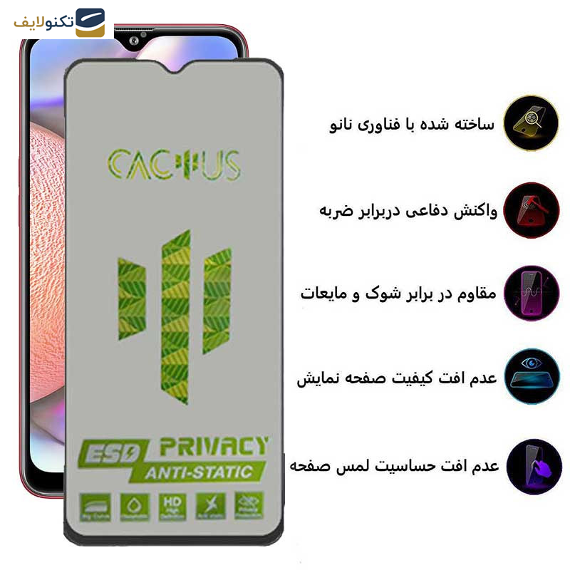 محافظ صفحه نمایش حریم شخصی اپیکوی مدل Cactus-ESD-Privacy مناسب برای گوشی موبایل سامسونگ Galaxy A10s - Epicoy Cactus-ESD-Privacy Screen Protector For Samsung Galaxy A10s