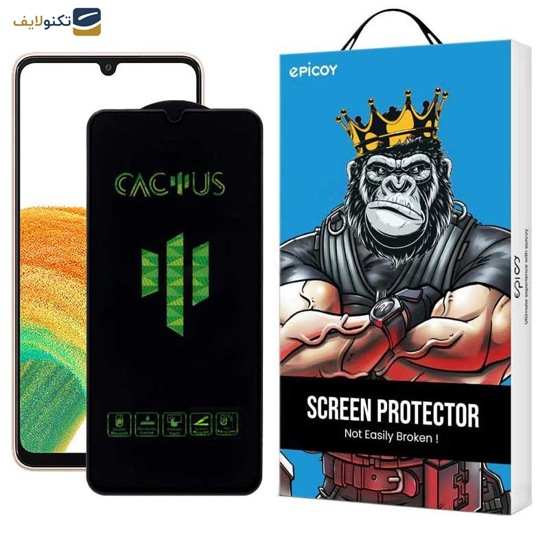 محافظ صفحه نمایش اپیکوی مدل Cactus مناسب برای گوشی موبایل Galaxy A33 5G- A32 4G- A22 4G- A50- A50s-A31 4G- A30 4G-M32 4G-M30s- F41- F22 - Epicoy Cactus Screen Protector For Samsung Galaxy A33 5G- A32 4G- A22 4G- A50- A50s-A31 4G- A30 4G-M32 4G-M30s- F41- F22
