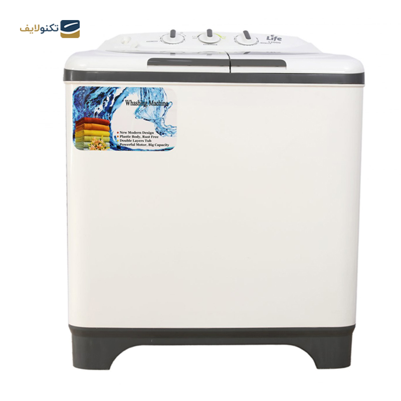 ماشین لباسشویی دوقلو لایف 12.5 کیلویی - Life Washing Machine