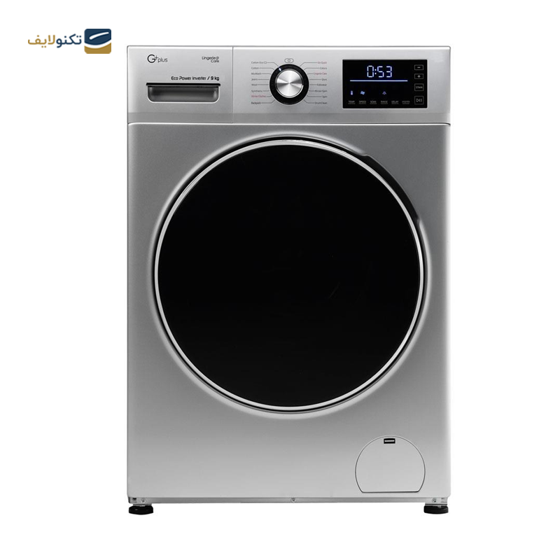 ماشین لباسشویی جی پلاس 9 کیلویی مدل GWM-P9341BS - GPlus GWM-P9341BS Washing Machine