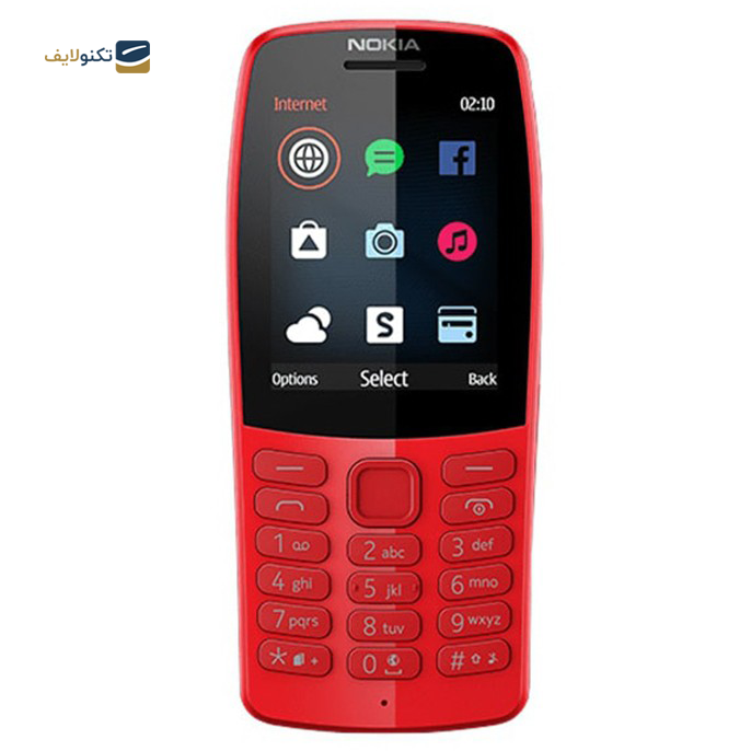 گوشی موبايل نوکيا مدل 210 (2019) ظرفیت 16 مگابایت	- رم 16 مگابایت	 - Nokia 210 (2019) Dual SIM