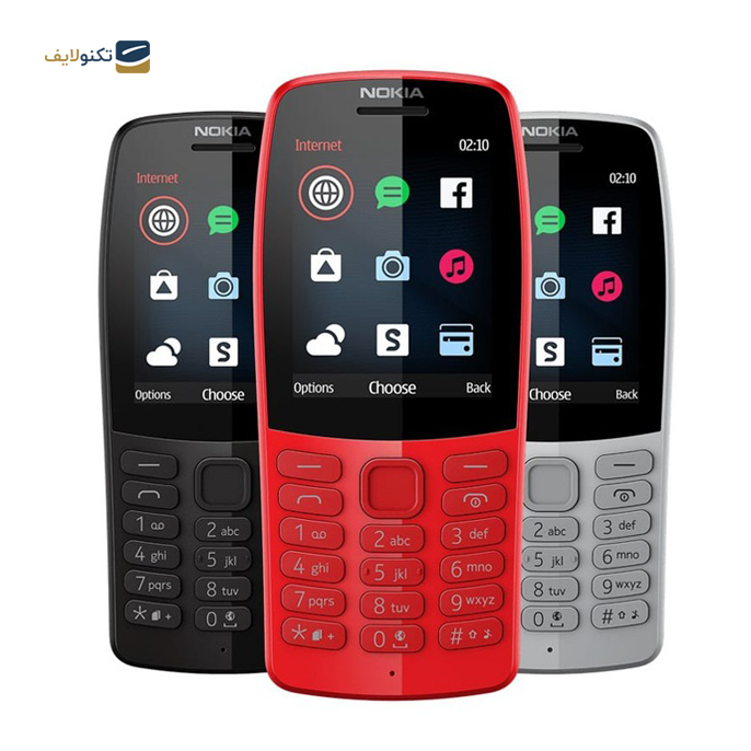 گوشی موبايل نوکيا مدل 210 (2019) ظرفیت 16 مگابایت	- رم 16 مگابایت	 - Nokia 210 (2019) Dual SIM