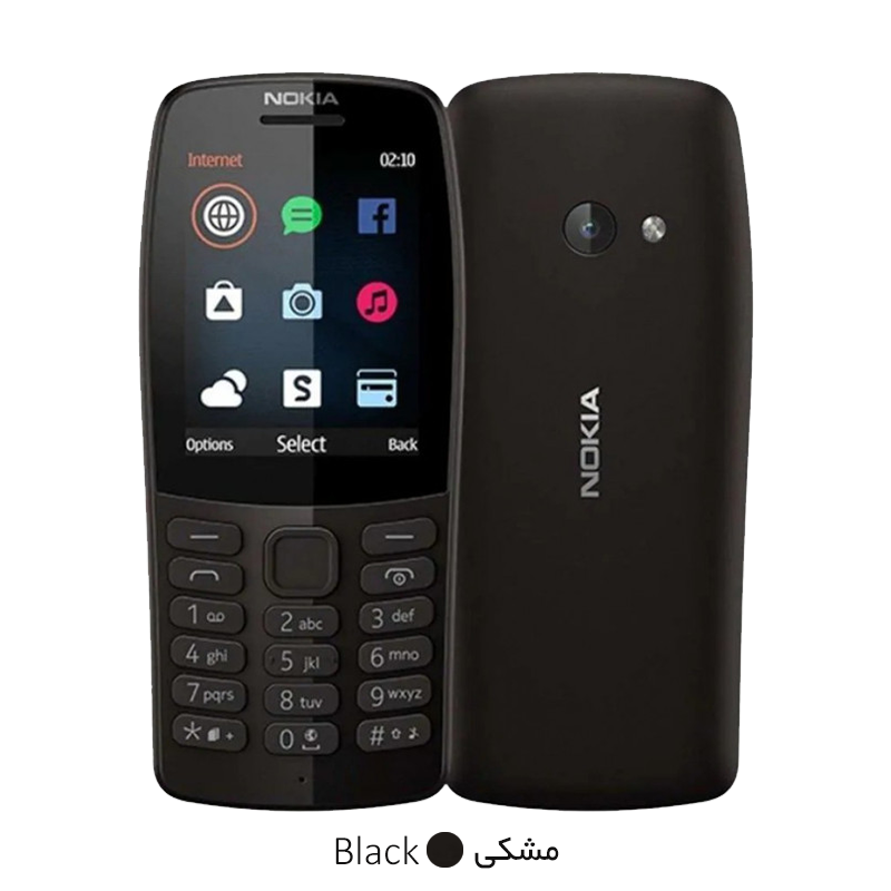 گوشی موبايل نوکيا مدل 210 (2019) ظرفیت 16 مگابایت	- رم 16 مگابایت	 - Nokia 210 (2019) Dual SIM