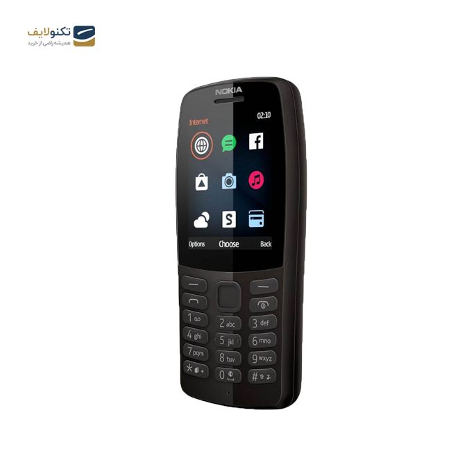 گوشی موبايل نوکيا مدل 210 (2019) ظرفیت 16 مگابایت	- رم 16 مگابایت	 - Nokia 210 (2019) Dual SIM