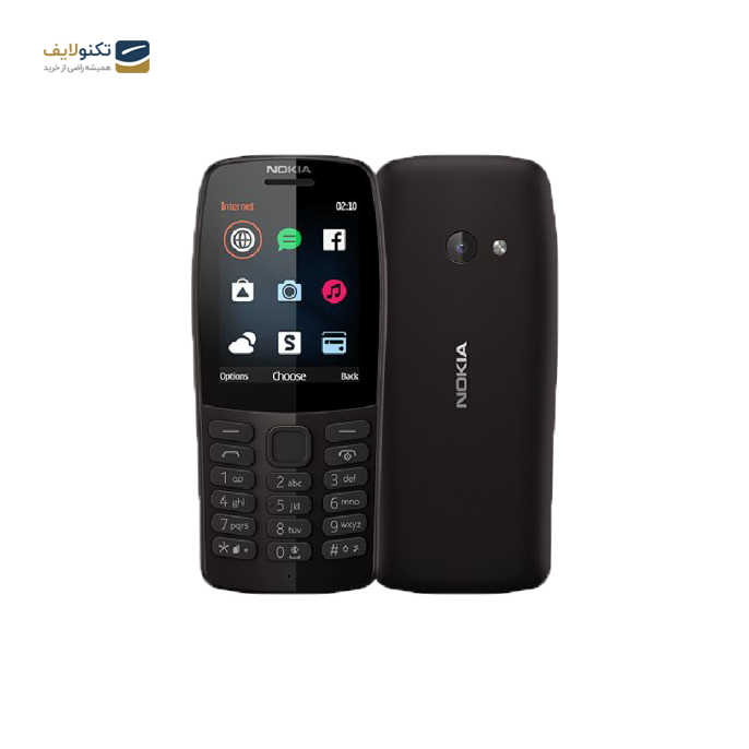 گوشی موبايل نوکيا مدل 210 (2019) ظرفیت 16 مگابایت	- رم 16 مگابایت	 - Nokia 210 (2019) Dual SIM